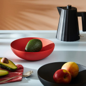 Alessi DUL02/25BT serveringskålar stål, svart Alessi DUL02/25BT serveringskålar stål, svart