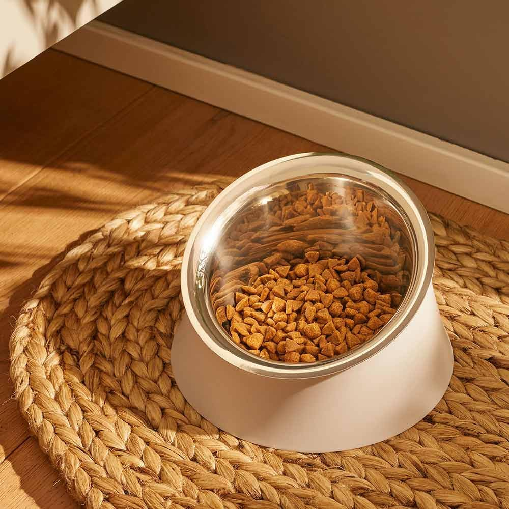 Alessi Wowl BM13/28 B- Designer hundskål, Termoplast/Rostfritt stål 18/20, 28 cm, Svart