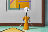 Anna G. korkskruv krom, gul, Alessi- AM01 DY Anna G. korkskruv krom, gul, Alessi- AM01 DY