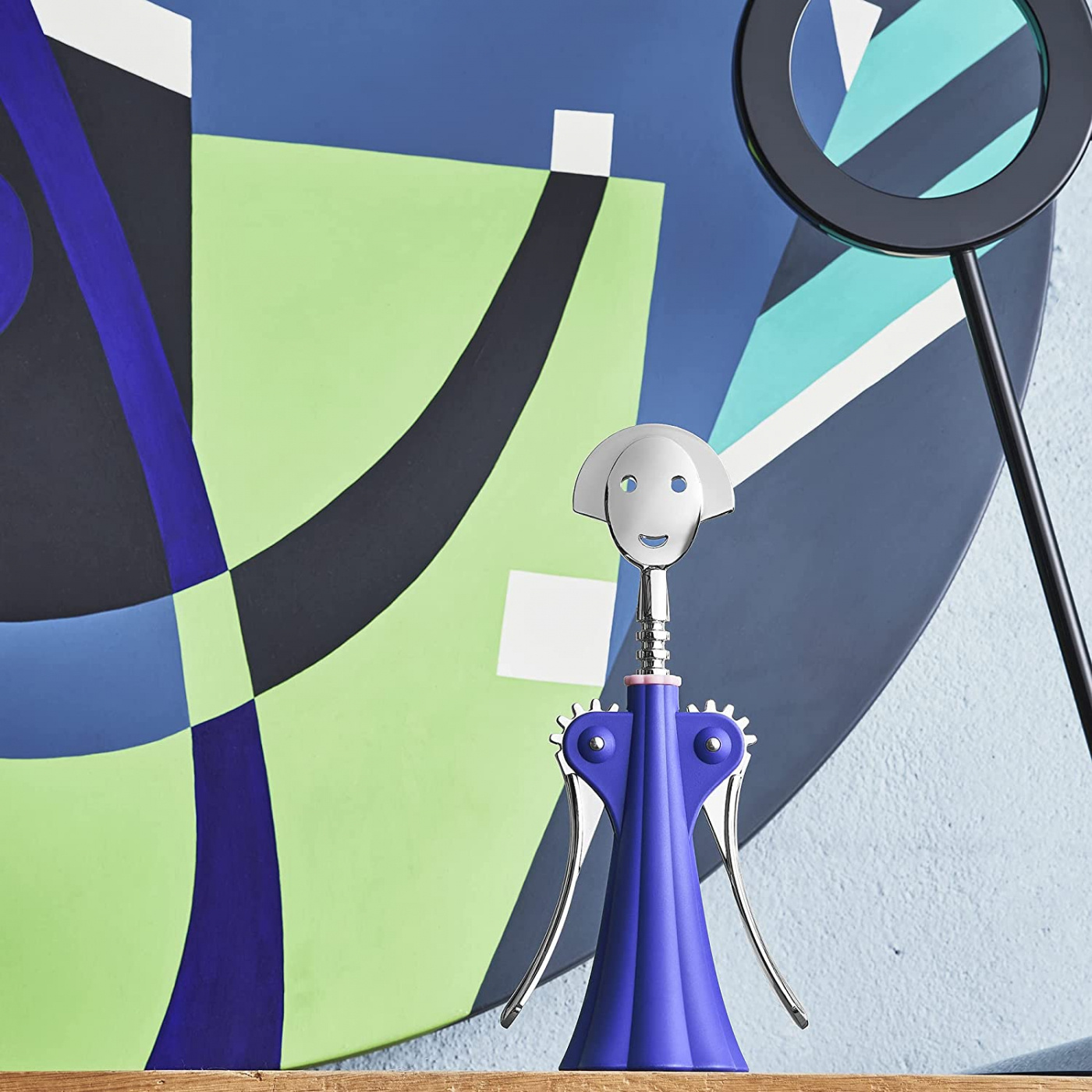 Anna G. korkskruv krom, blå, Alessi- AM01 DAZ