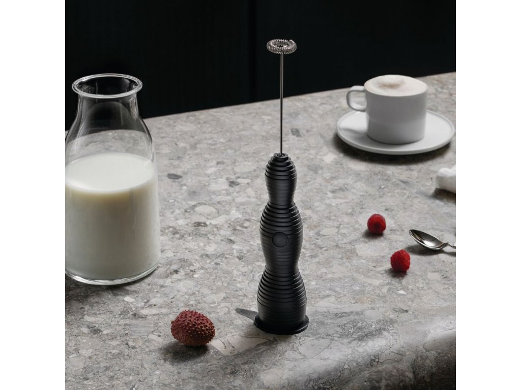 Pulcina Mjölkskummare, Svart, Alessi- MDL11 B