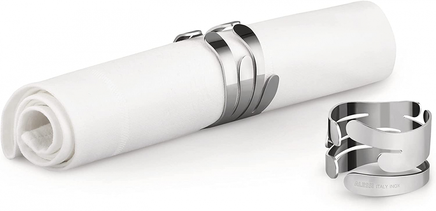 Alessi Barkring, set med två servettringar- BM17S2