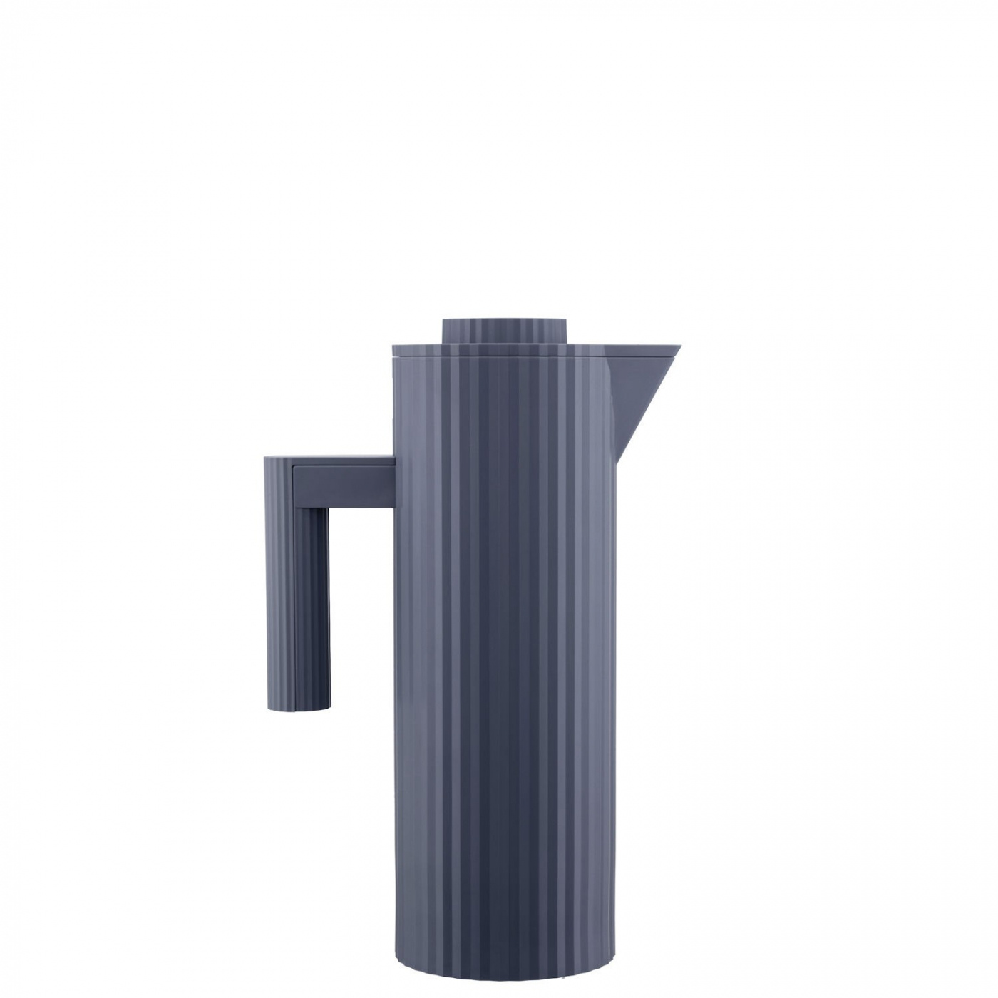 Alessi Termoskanna Plissé grå  1 liter, av Michele De Lucchi- MDL12 G