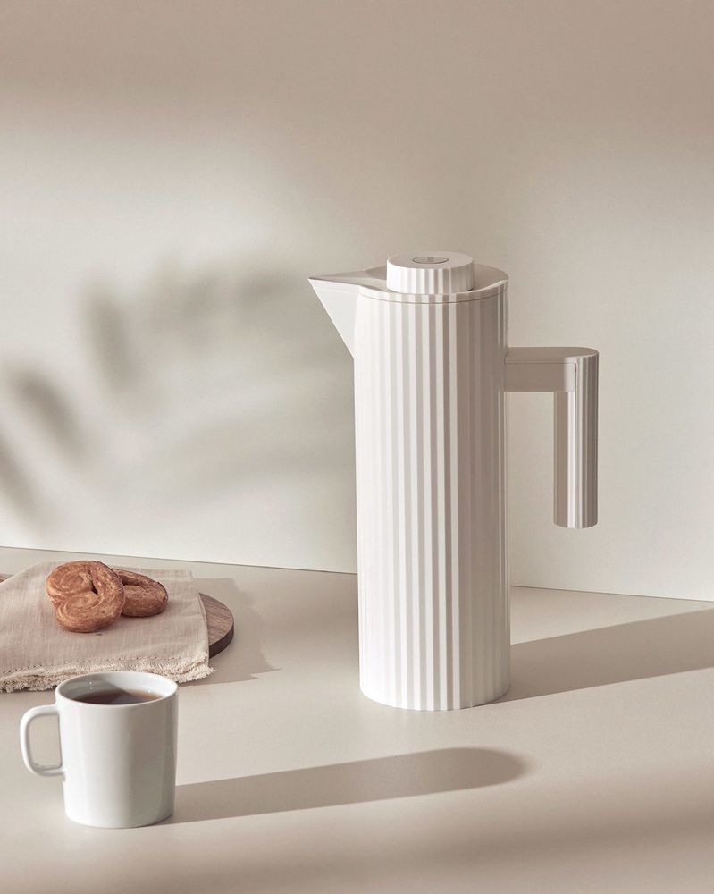 Termos Plisse, vit, Alessi- MDL12 W