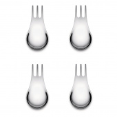 Set med fyra multifunktionella bestick, Alessi-GIMRO1S4 Set med fyra multifunktionella bestick, Alessi-GIMRO1S4