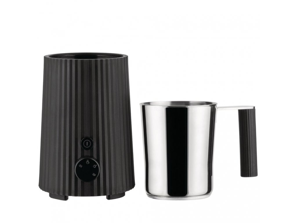 Plisse, mjölkskummare svart, Alessi-MDL13 B