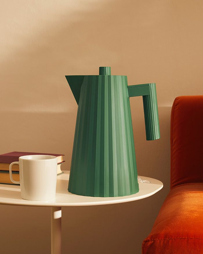 Vattenkokare Plisse, grön, 1.7 l, Alessi- MDL06GR