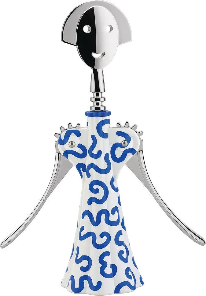 Alessi Anna G. Corkscrew in AlkiPaper® and chrome-plated zamak. Pattern design Delft, AM01A 8