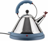 Alessi MG32 AZ Elektrisk kabelfri vattenkokare ljusblå Alessi MG32 AZ Elektrisk kabelfri vattenkokare ljusblå