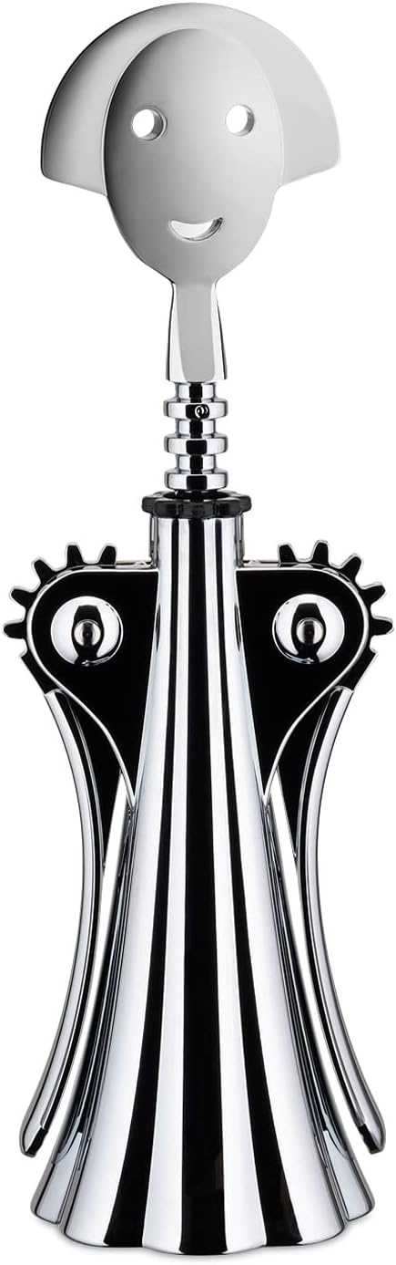 Alessi Anna G. korkskruv i harts termoplast och kromad Zamak, spegelpolerad - AM01 Z