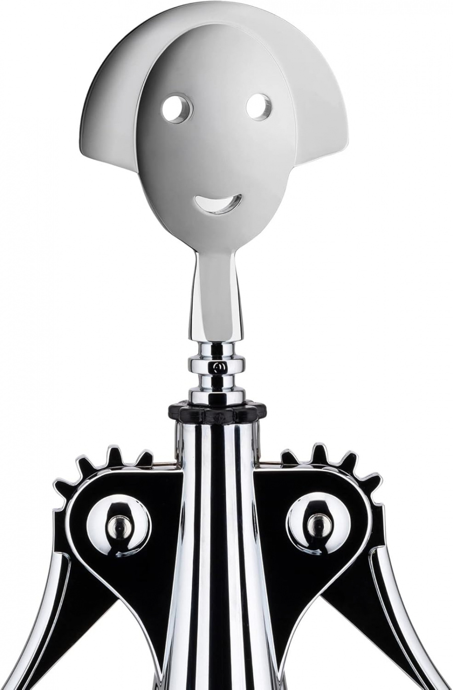 Alessi Anna G. korkskruv i harts termoplast och kromad Zamak, spegelpolerad - AM01 Z