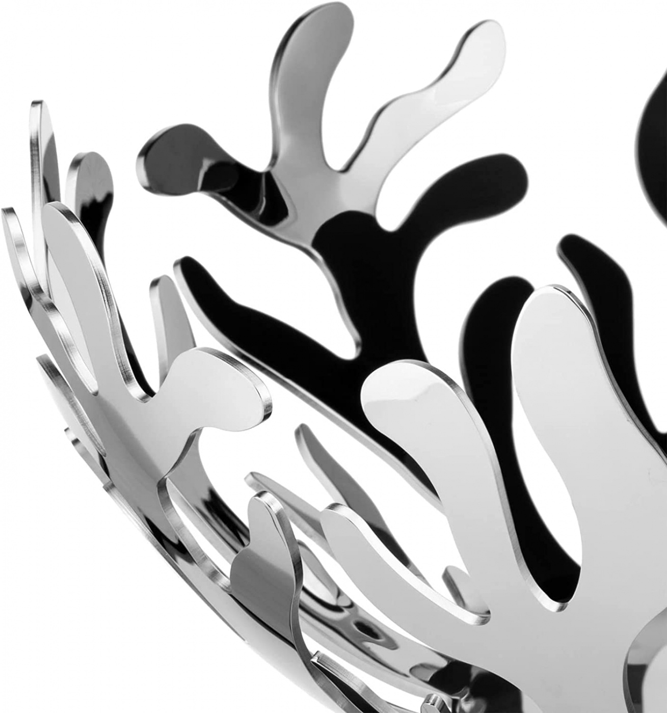 Alessi Mediterraneo Fruktkorg, rostfritt stål, 21 cm - ESI01/21