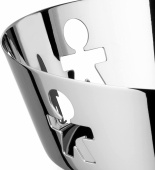 Fruktskål med perforerad kant, rostfritt stål polerad, Alessi Girotondo- AKK03 Fruktskål med perforerad kant, rostfritt stål polerad, Alessi Girotondo- AKK03