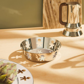 Fruktskål med perforerad kant, rostfritt stål polerad, Alessi Girotondo- AKK03 Fruktskål med perforerad kant, rostfritt stål polerad, Alessi Girotondo- AKK03