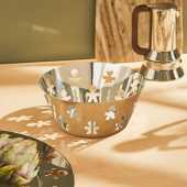 Fruktskål med perforerad kant, rostfritt stål polerad, Alessi Girotondo- AKK04 Fruktskål med perforerad kant, rostfritt stål polerad, Alessi Girotondo- AKK04