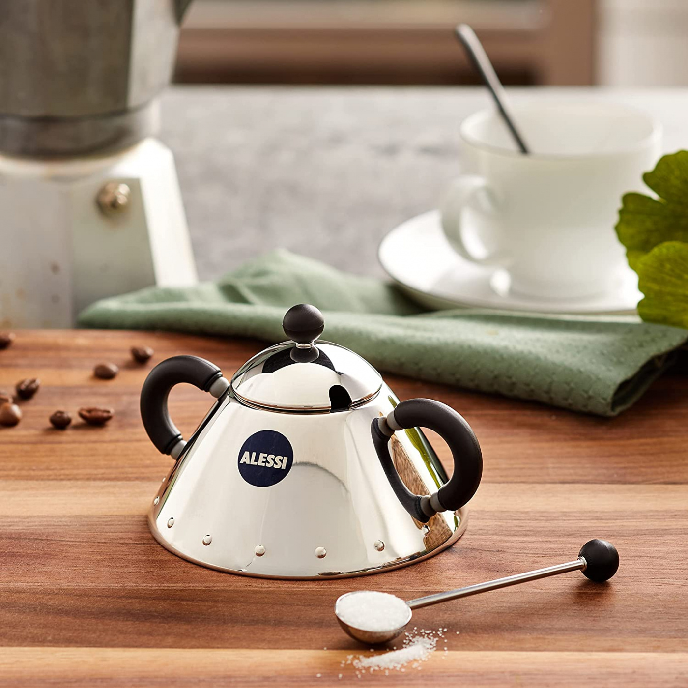 Alessi Sockerskål och sked- 9097 B