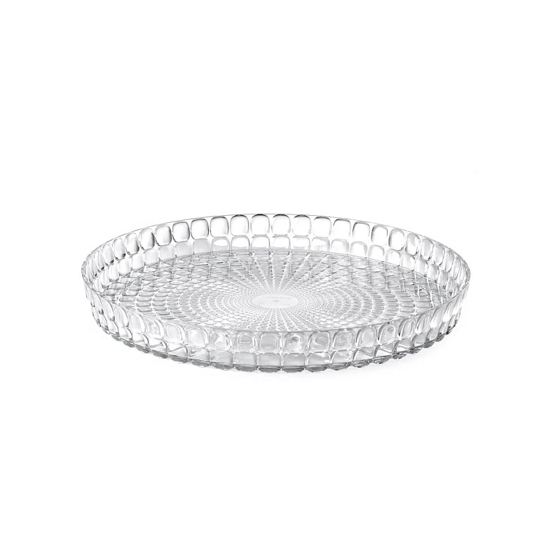 Guzzini Tiffany rund bricka, klar, 19890100