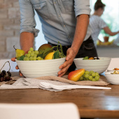 Tierra Skål XL, mjölkvit, en storlek, Guzzini - 317982 Tierra Skål XL, mjölkvit, en storlek, Guzzini - 317982