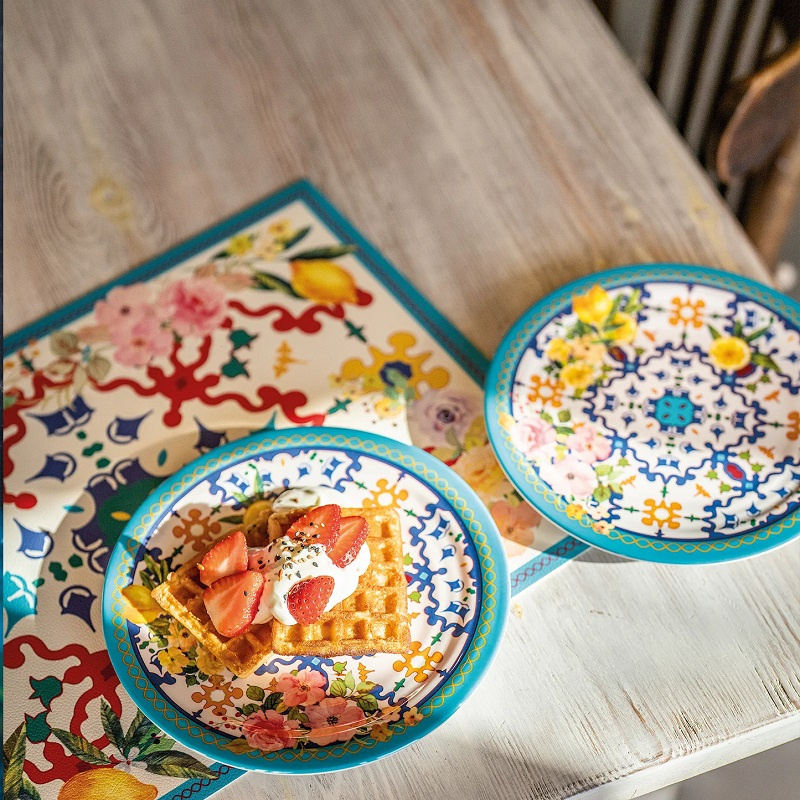 Guzzini melamin desserttallrik Flower&Citron, 21,5 cm, 28190252