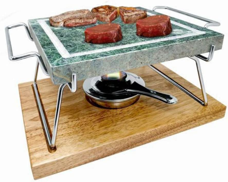 Grillsten med brännare och bambustöd Vin Bouquet, FIH 386, 164396