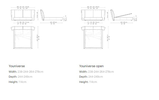 Säng Youniverse, Bonaldo
