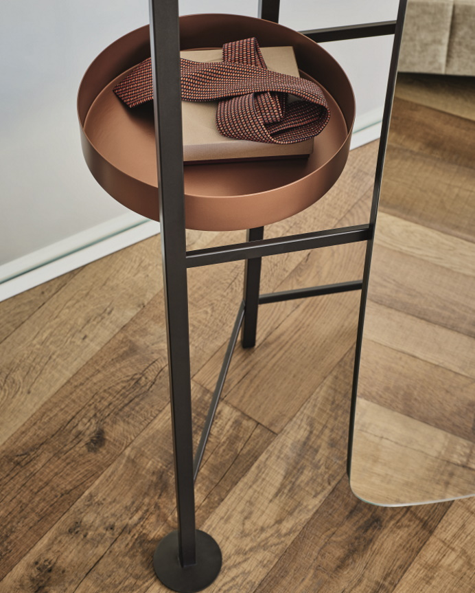 Salome plånboksställ med spegel brons matt koppar, 	J0DGMBRO