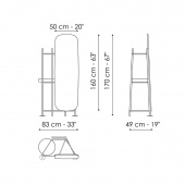 Salome plånboksställ med spegel brons matt koppar, 	J0DGMBRO Salome plånboksställ med spegel brons matt koppar, 	J0DGMBRO