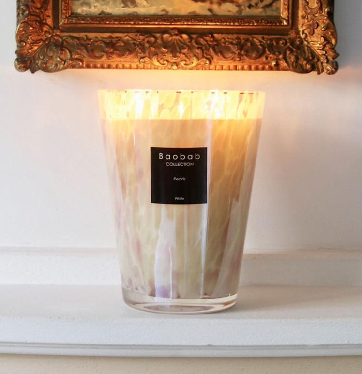 Doftljus White pearls