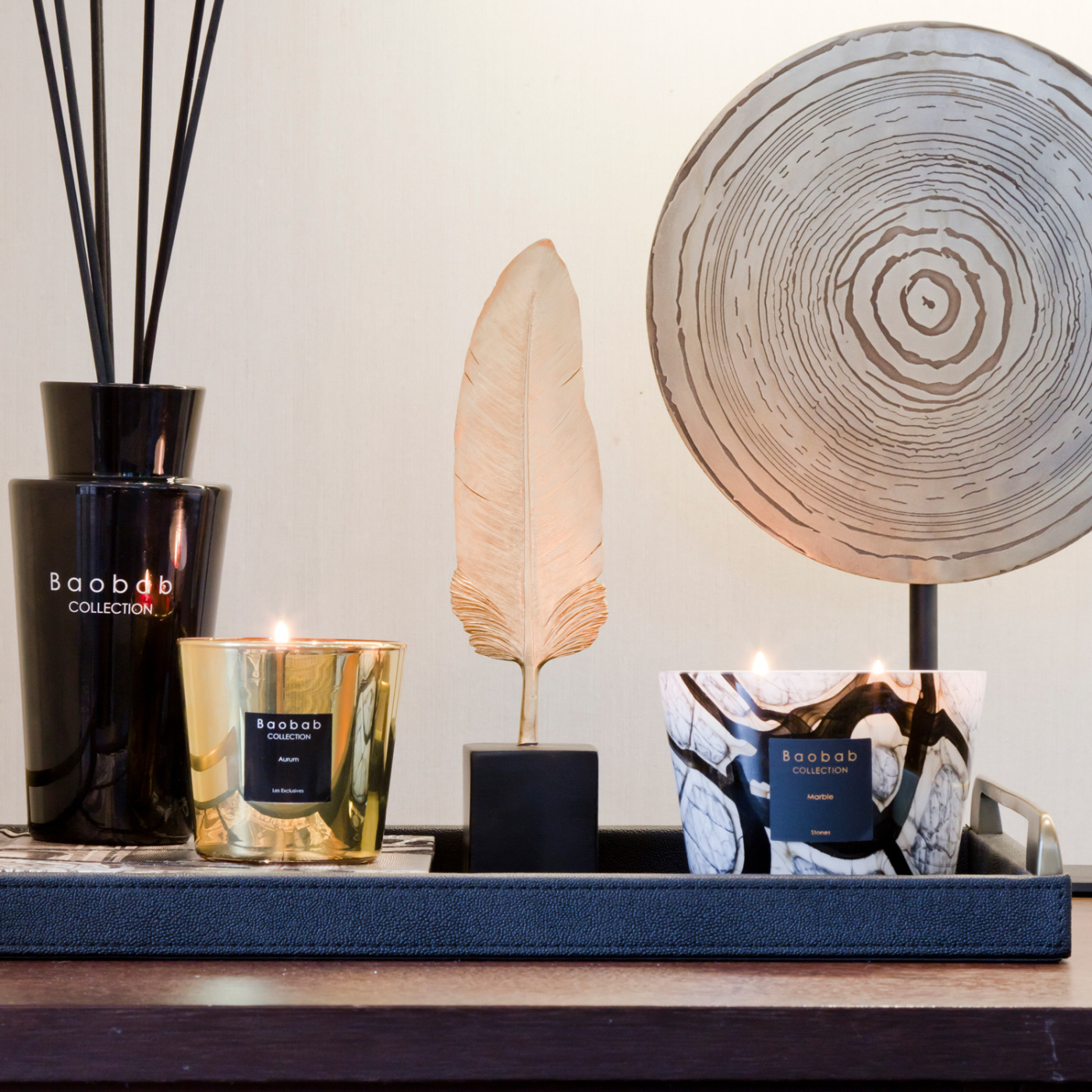 Baobab Stone Marble doftljus